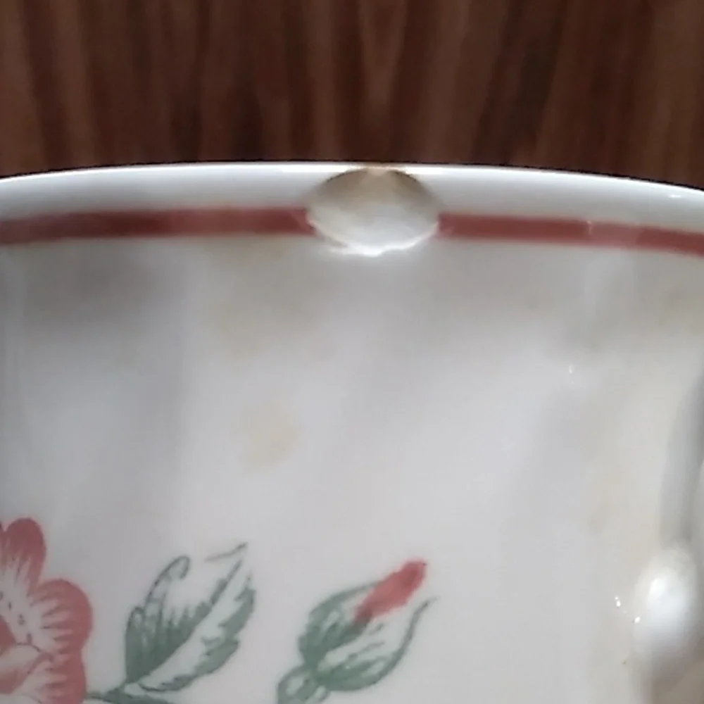 Churchill England Briar Rose creamer sugar salt pepper gravy boat cups